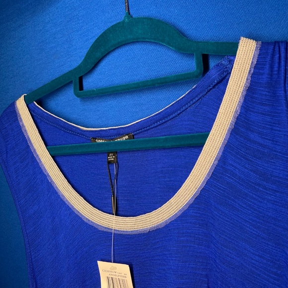 👗NWT🤩 |•CABLE & GAUGE•| Royal Blue Dress Size 2X - Picture 6 of 14